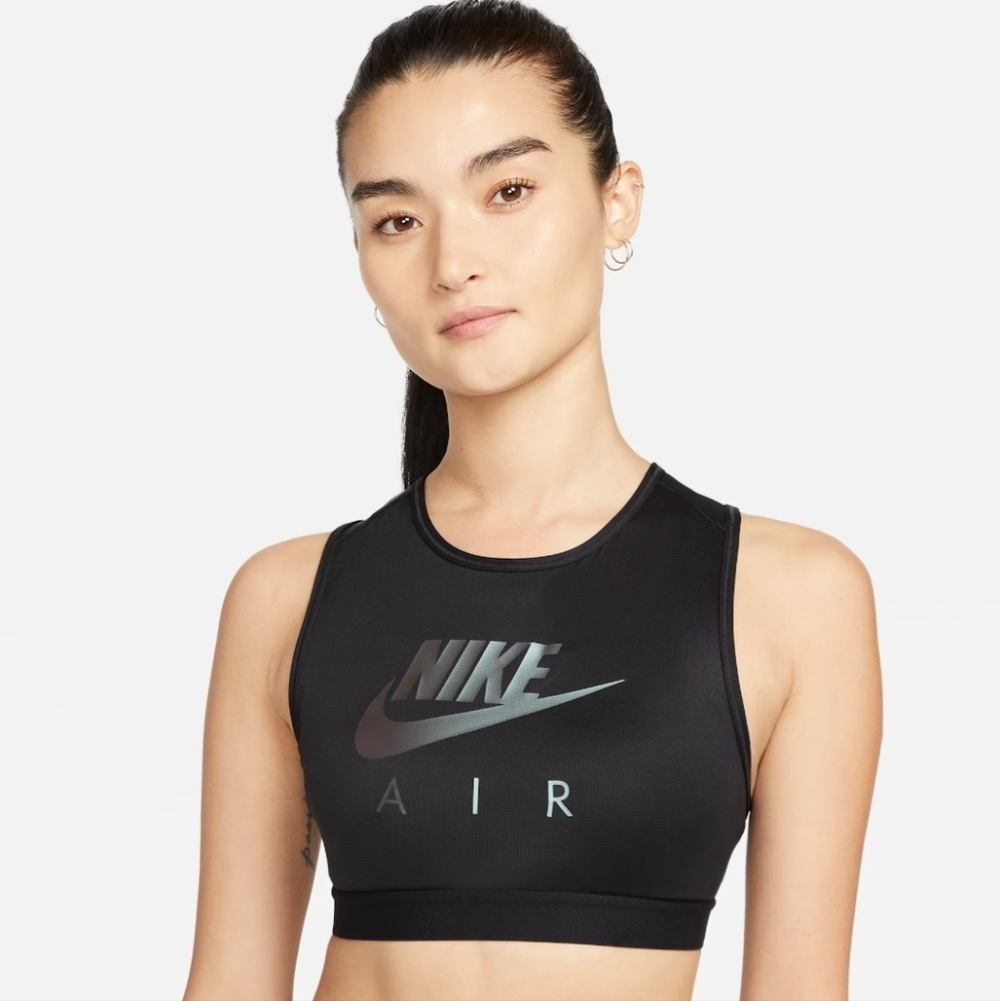 Nike Air Dri-FIT Swoosh Women's Medium-Support High-Neck Sports Bra size XL